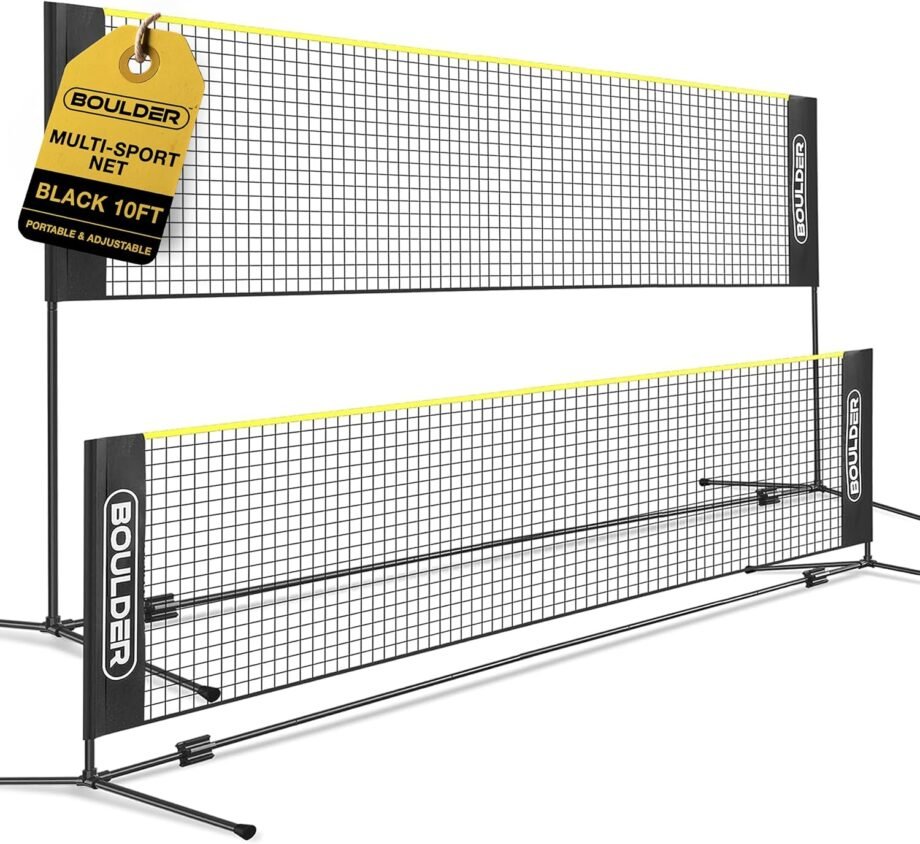 Net Gains: The Ultimate Review of the Boulder Portable Badminton Pickleball Net!