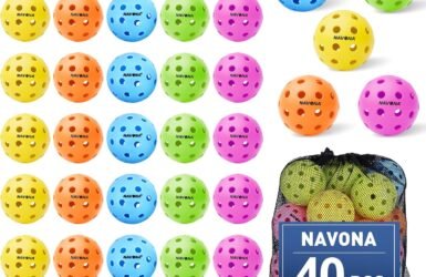 Bounce Into Fun: The Ultimate Review of Navona's 40-Pack Multicolor Pickleball Balls!