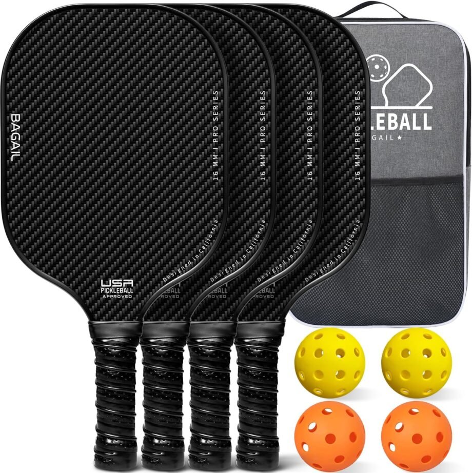 Serve Up Some Fun: A Review of BAGAIL's Ultimate Pickleball Paddle Set!