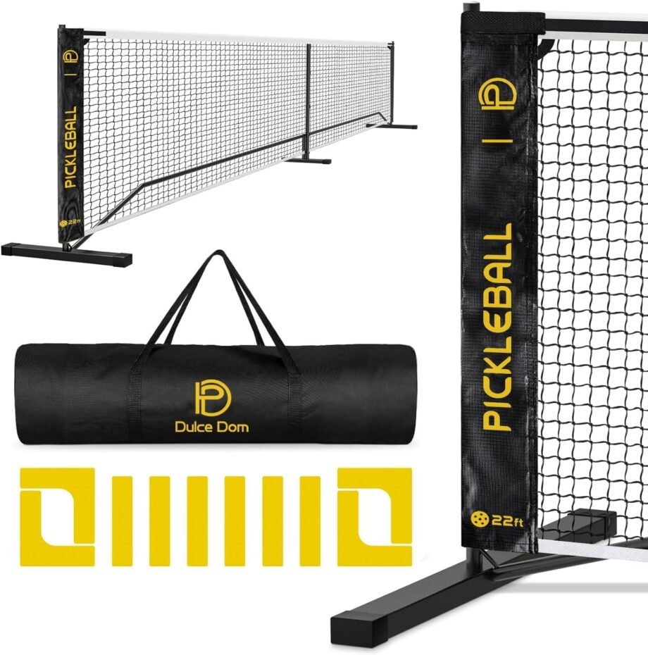 Serve Up Some Fun: A Review of the DULCE DOM Portable Pickleball Net System!