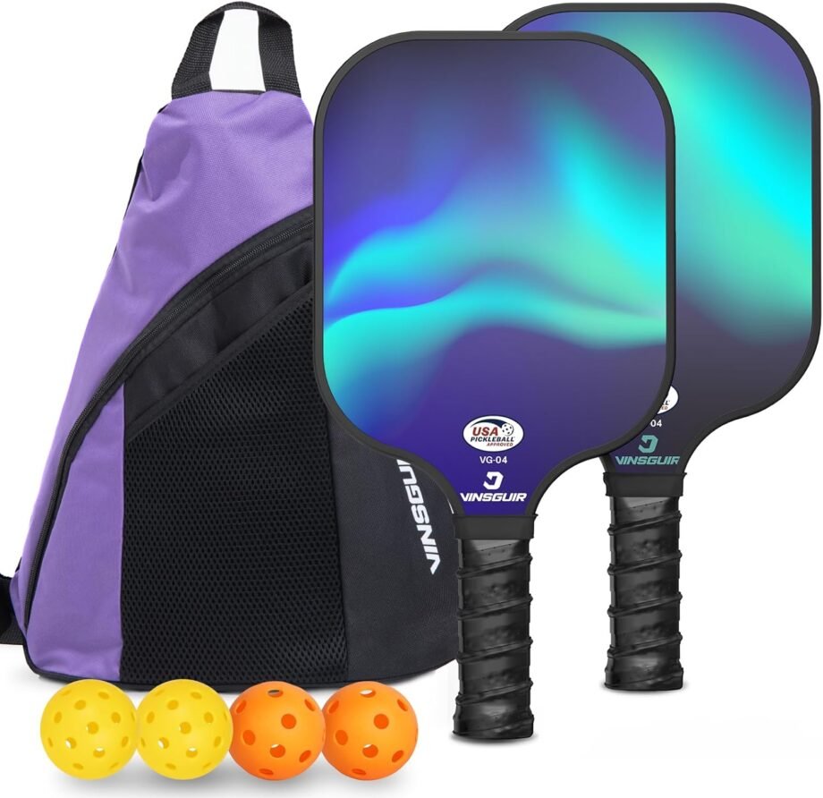 Dive Into Fun: Review of the VINSGUIR Pickleball Paddle Set!