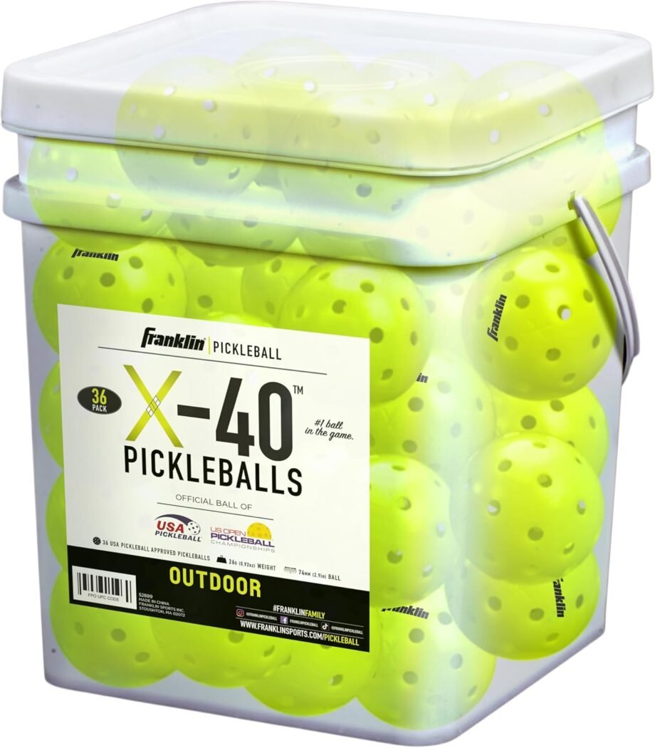 Pickleball Perfection: Unleashing the Fun with Franklin Sports X-40 Balls!