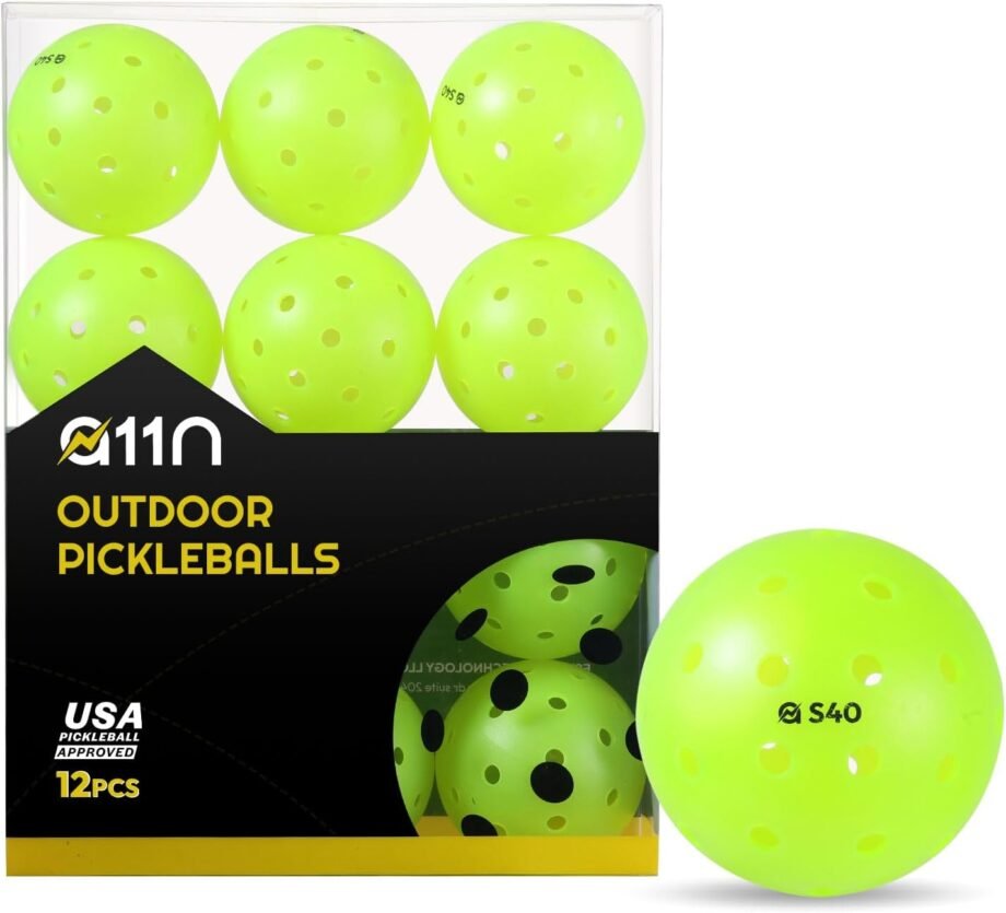 Serve Up the Fun: A Review of A11N S40 Outdoor Pickleball Balls!