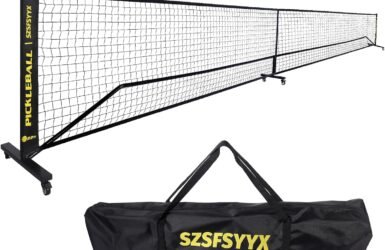 Net Gains: Unleashing Fun with the Movable Deluxe Heavy Duty Pickleball Net!