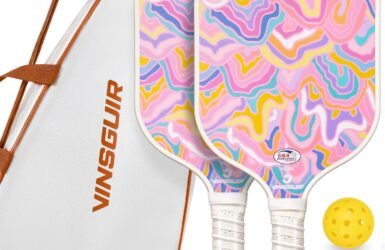 Pickleball Perfection: Unleash Your Game with VINSGUIR's Stylish Paddle Set!