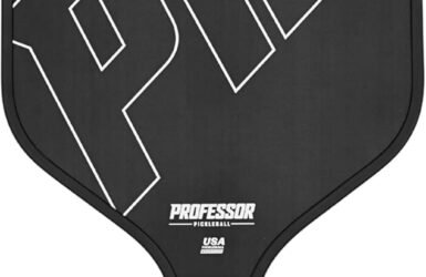 Pickleball Perfected: Unleashing Power and Control with the Professor PhD Raw Carbon Fiber Paddle!