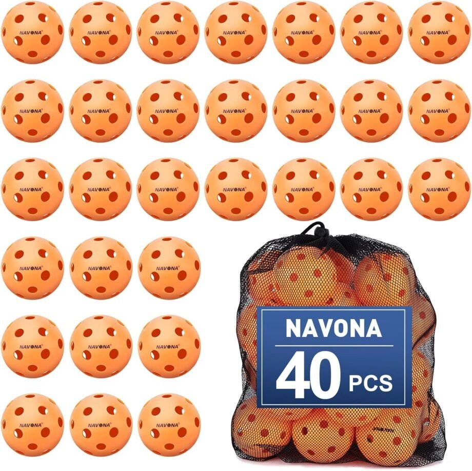 Bounce into Fun: A Review of the Navona 40 Pack Premium Indoor Pickleball Balls!