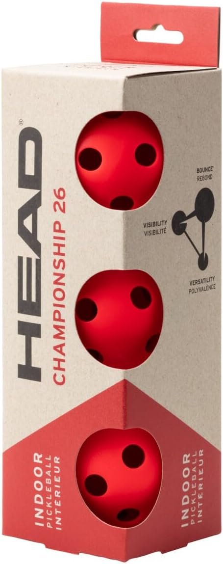 Game On: Unleashing the HEAD Championship 26 Indoor Balls in a 3-Pack!