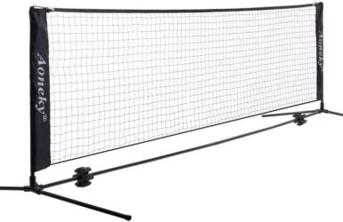 Swinging Fun: A Review of the Aoneky Mini Portable Tennis Net for All Ages!