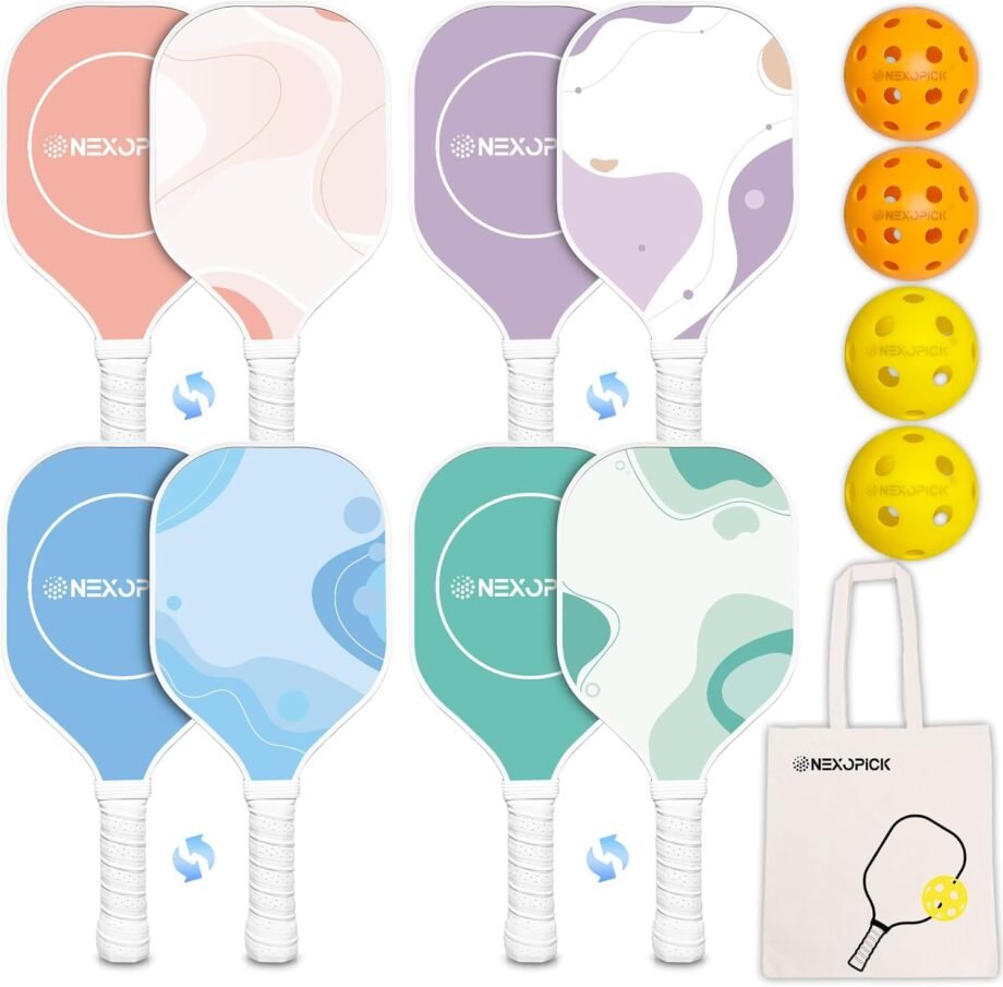 Serve Up the Fun: A Review of the Ultimate Pink Pickleball Paddles Set!