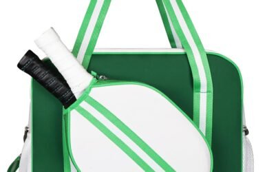 Sling Into Style: The Ultimate Green Pickleball Tote for Women!