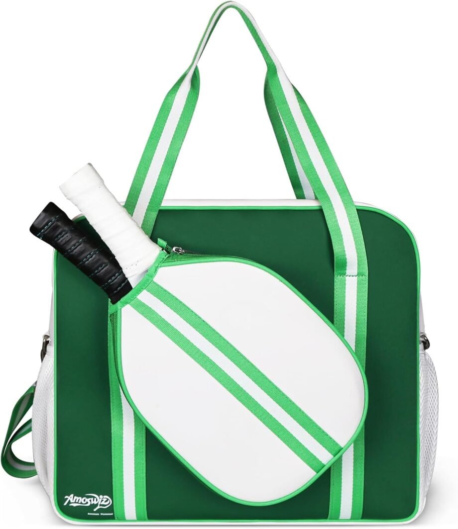 Sling Into Style: The Ultimate Green Pickleball Tote for Women!