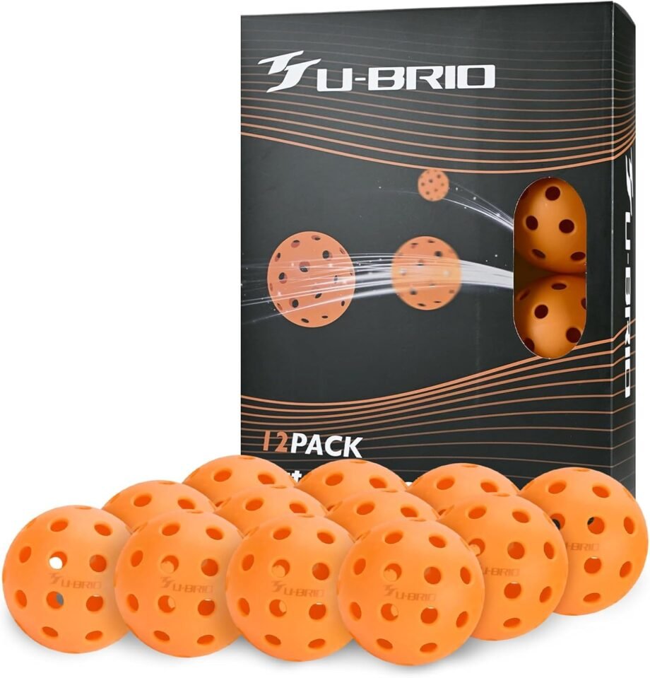 Pickleball Powerhouse: Unleashing the Pro-Grade 40-Hole Balls for Ultimate Game Time!