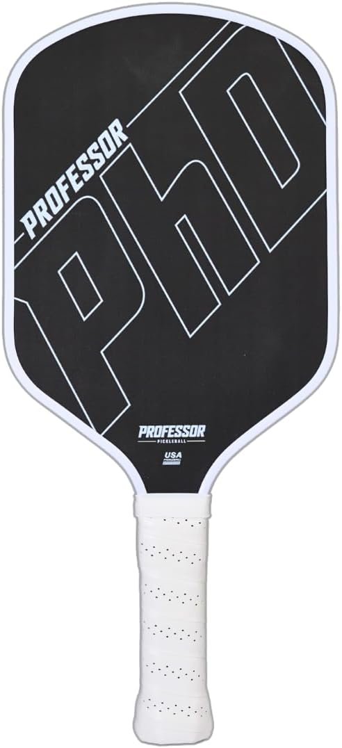 The Ultimate Game Changer: Unleashing Power and Precision with the Professor PhD Raw Carbon Fiber Pickleball Paddle!