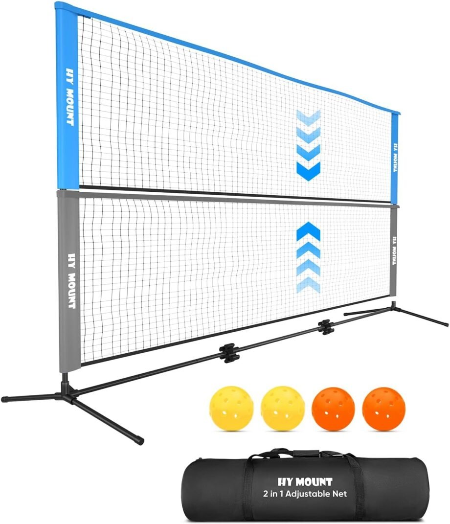 Serve Up Fun: A Review of the HY Mount Portable Pickleball Net Set!