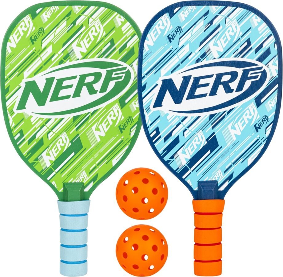 Pickleball Fun Unleashed: Review of the NERF 2 Player Paddle Set for Kids!