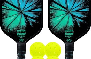 Dagger Duo: Unleashing Fun with the Franklin Sports Pickleball Paddle and Ball Set!