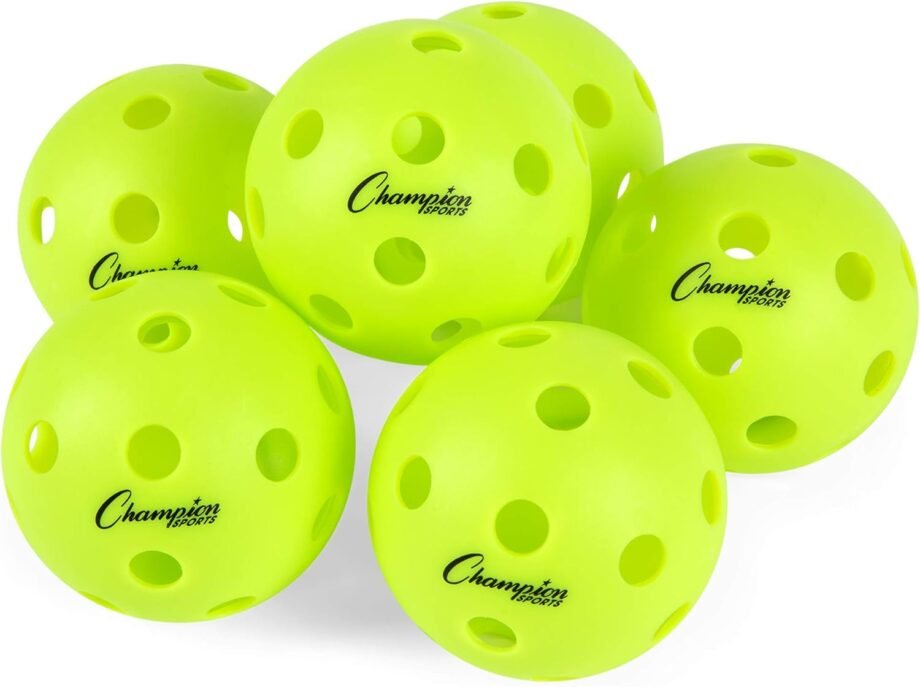 Get Ready to Rally: Champion Sports Roto Molded Outdoor Pickleball Ball Set Review!