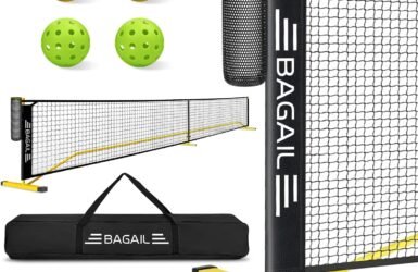 Net Gains: Unleash Your Inner Pickleball Pro with the BAGAIL Portable Net Set!