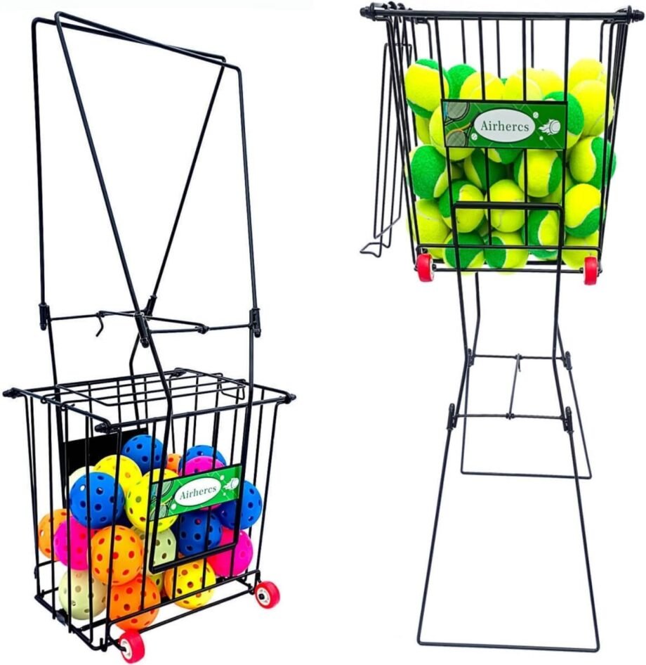 Tennis & Pickleball Magic: Your Ultimate Hopper for Quick Court Cleanup!