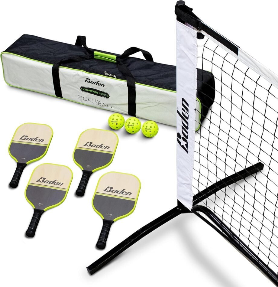 Net Gains: Unleashing Fun with the Baden Champions Portable Pickleball Set!