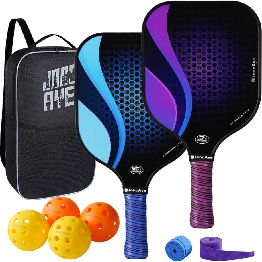Serving Up Fun: A Comprehensive Review of the JoncAye Pickleball Paddles Set!