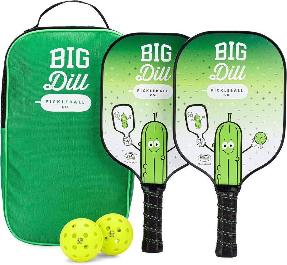 Dill-icious Doubles: The Ultimate Big Dill Pickleball Paddle Review!