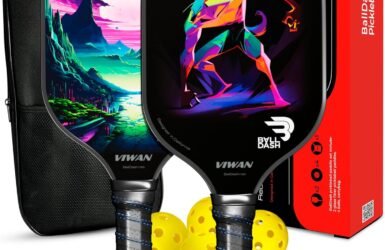 Pickleball Power Duo: Unleash Fun with Our Ultimate Fiberglass Paddle Set!