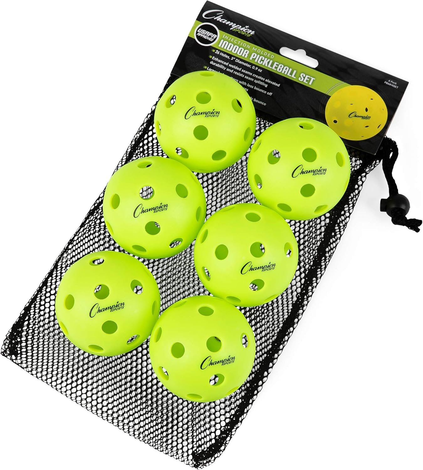 Champion Sports Injection Molded Indoor Pickleball