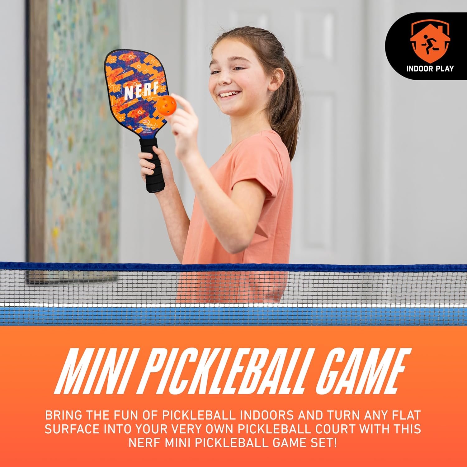 NERF Tabletop Pickleball Set