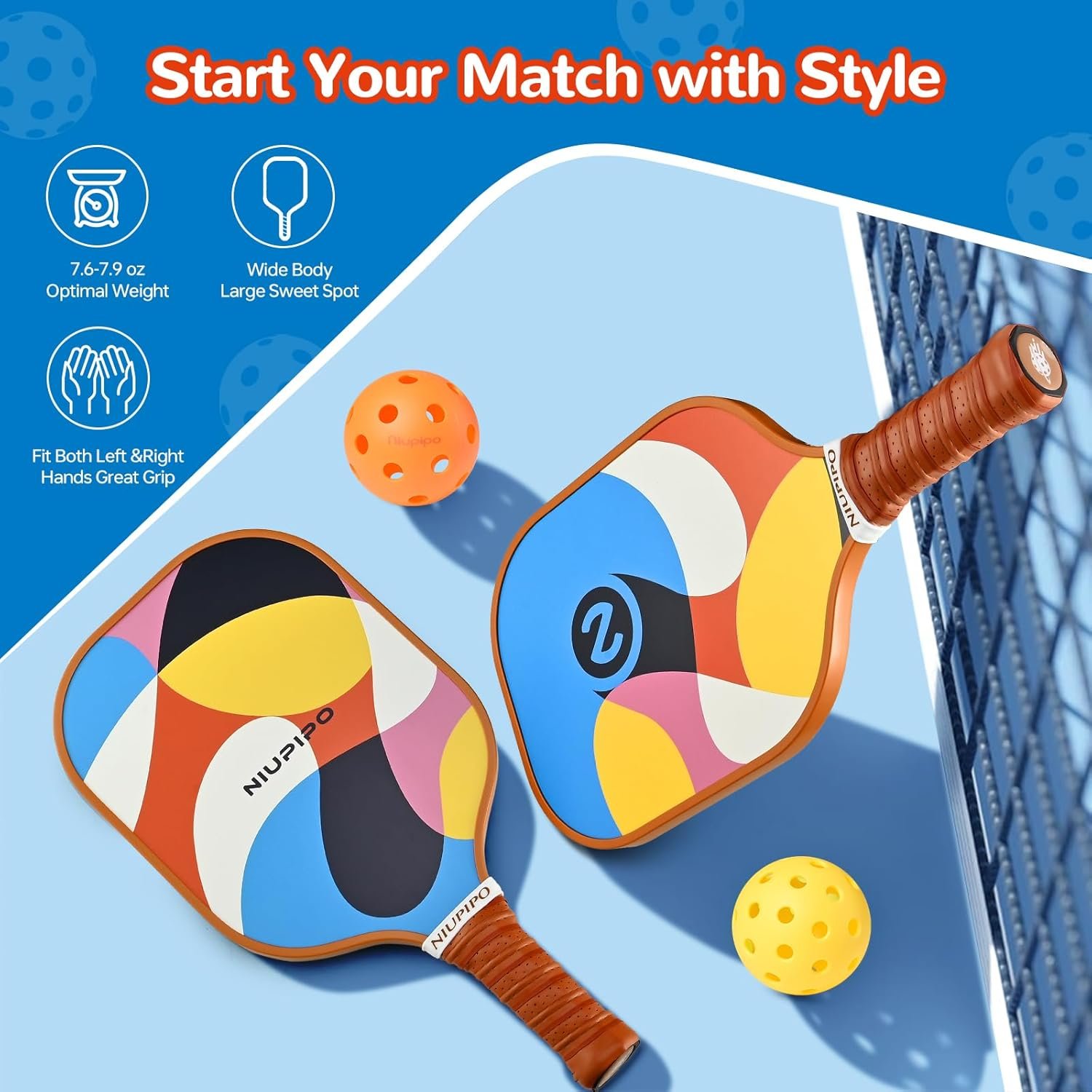 Niupipo Pickleball Paddle Set