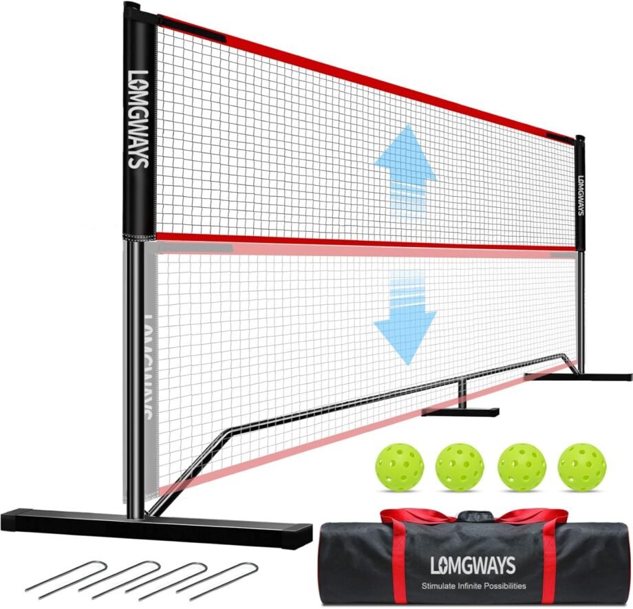 Net Gains: The Ultimate Portable Pickleball and Badminton Experience!