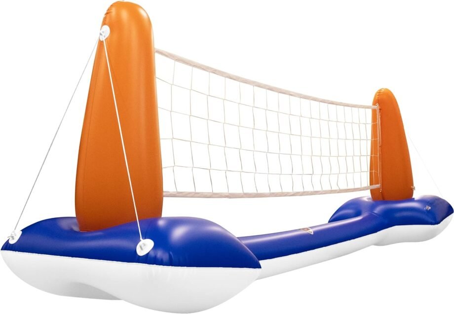 Dive into Double Fun: Maccabi's 2-in-1 Inflatable Pool Net for Pickleball and Volleyball!