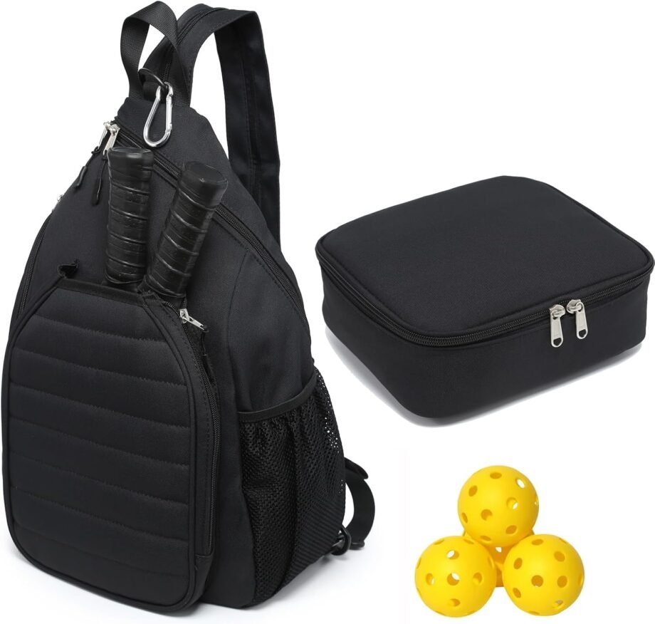 Sling It and Swing It: The Ultimate Rainbow Smile Crossbody for Your Pickleball Adventures!