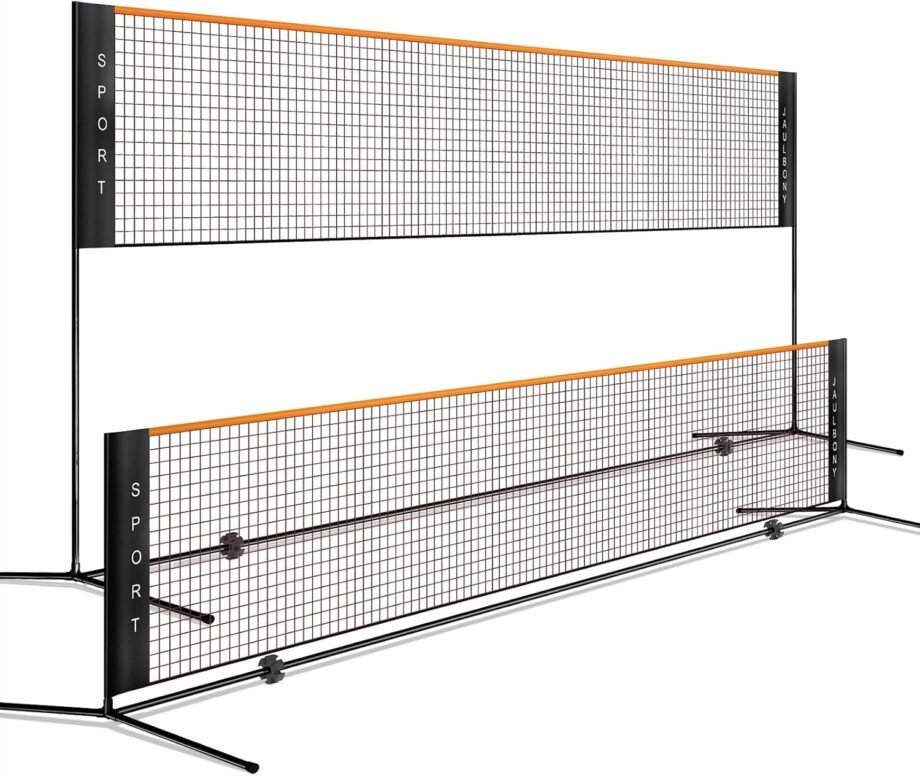 Net Gains: Elevate Your Game with the Ultimate Height-Adjustable Pickleball and Volleyball Net!