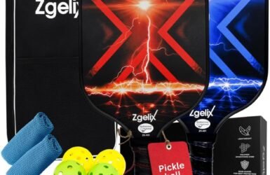 Serve Up the Fun: The Ultimate Lightweight Pickleball Paddles Set!