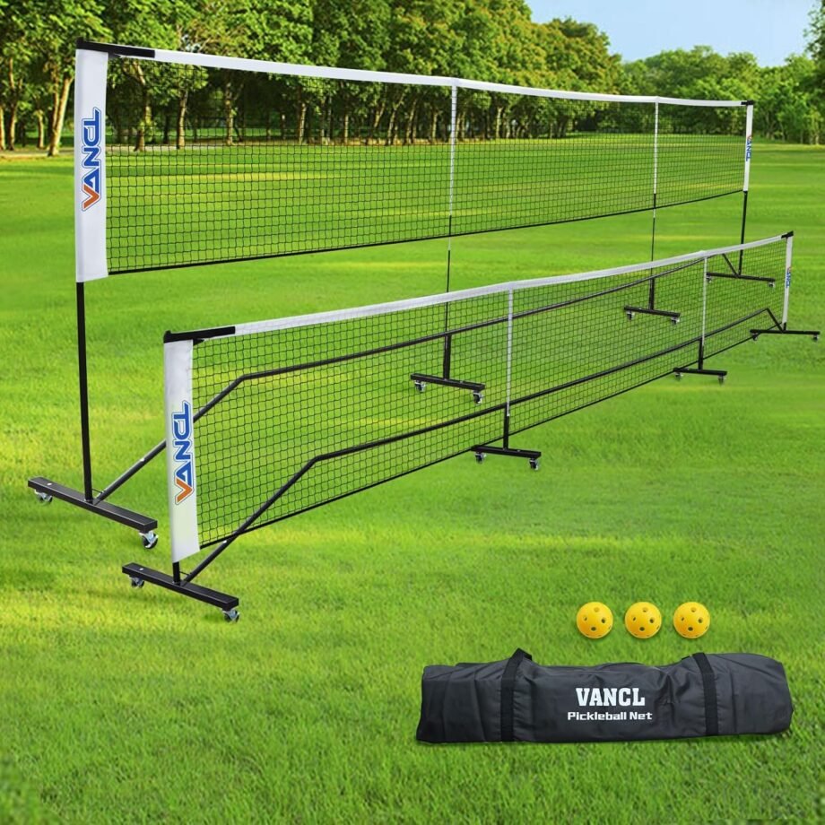 Serve Up Fun: The ANCL Deluxe Pickleball Net Keeps the Game Rolling!