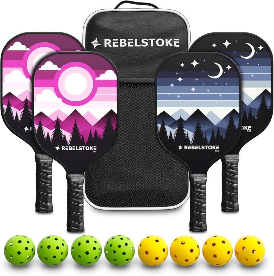 Pickleball Paradise: The Ultimate Fiberglass Paddle Set for Every Player!
