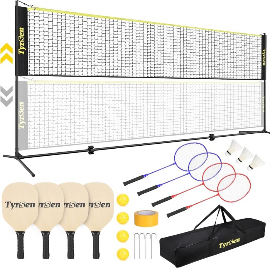 Net Gains: The Ultimate All-in-One Pickleball and Badminton Adventure!
