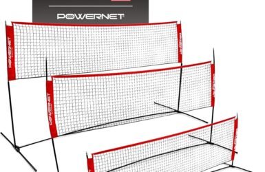 Net Gains: Elevate Your Game Anywhere with the PowerNet Portable Badminton Set!