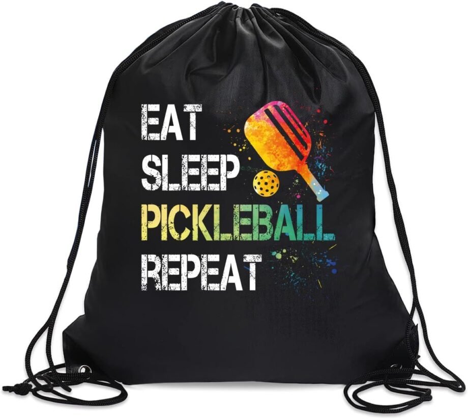 Pickleball Passion: The Ultimate Drawstring Backpack for Aces and Enthusiasts!