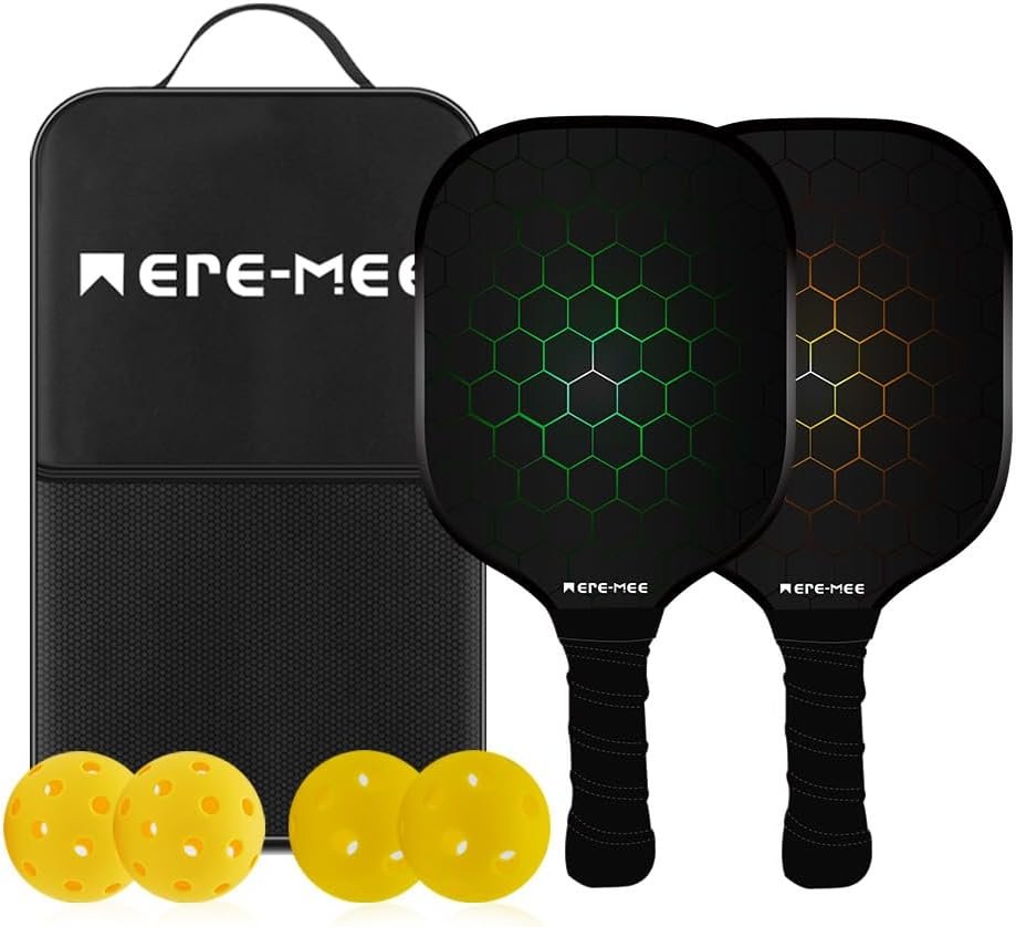 Serve Up Some Fun: The Ultimate Lightweight Pickleball Paddle Set!