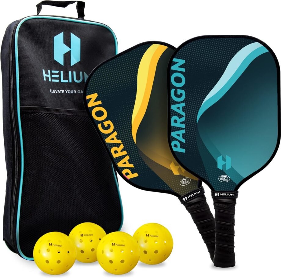 Serve Up the Fun: A Review of Helium's USAPA Certified Pickleball Paddle Duo!