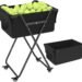 Bounce into Convenience: The Ultimate Foldable Tennis Ball Hopper Cart Review!