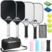 Dill-icious Fun: The Ultimate Frosted Fiberglass Pickleball Paddle Set Review!