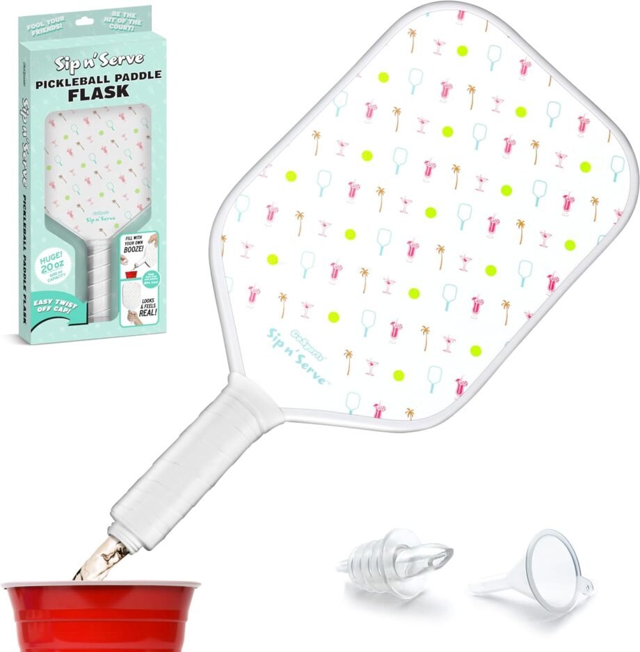 Sip, Serve, and Smash: A Hilarious Review of the GoSports Pickleball Paddle Drink Container!