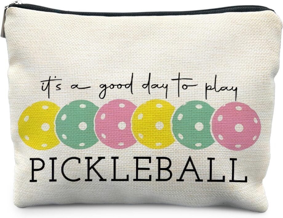 Dink and Dash: The Perfect Pickleball Makeup Bag for Sporty Chic!