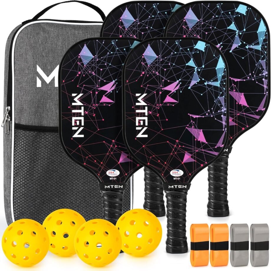Serve Up Some Fun: A Review of the USAPA Approved Fiberglass Pickleball Paddles!