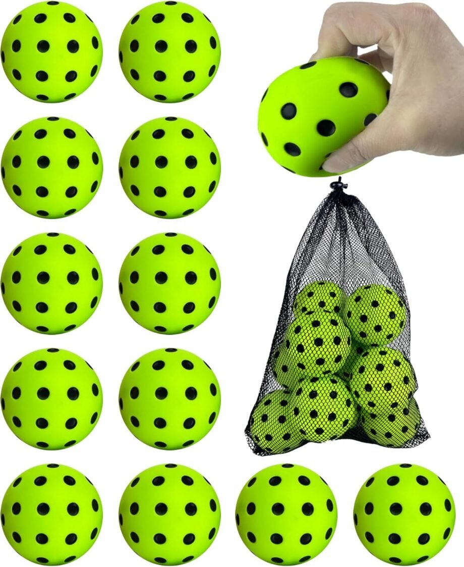 Pickleball Peace: Dive into the 12-Pack Silent Foam Fun!