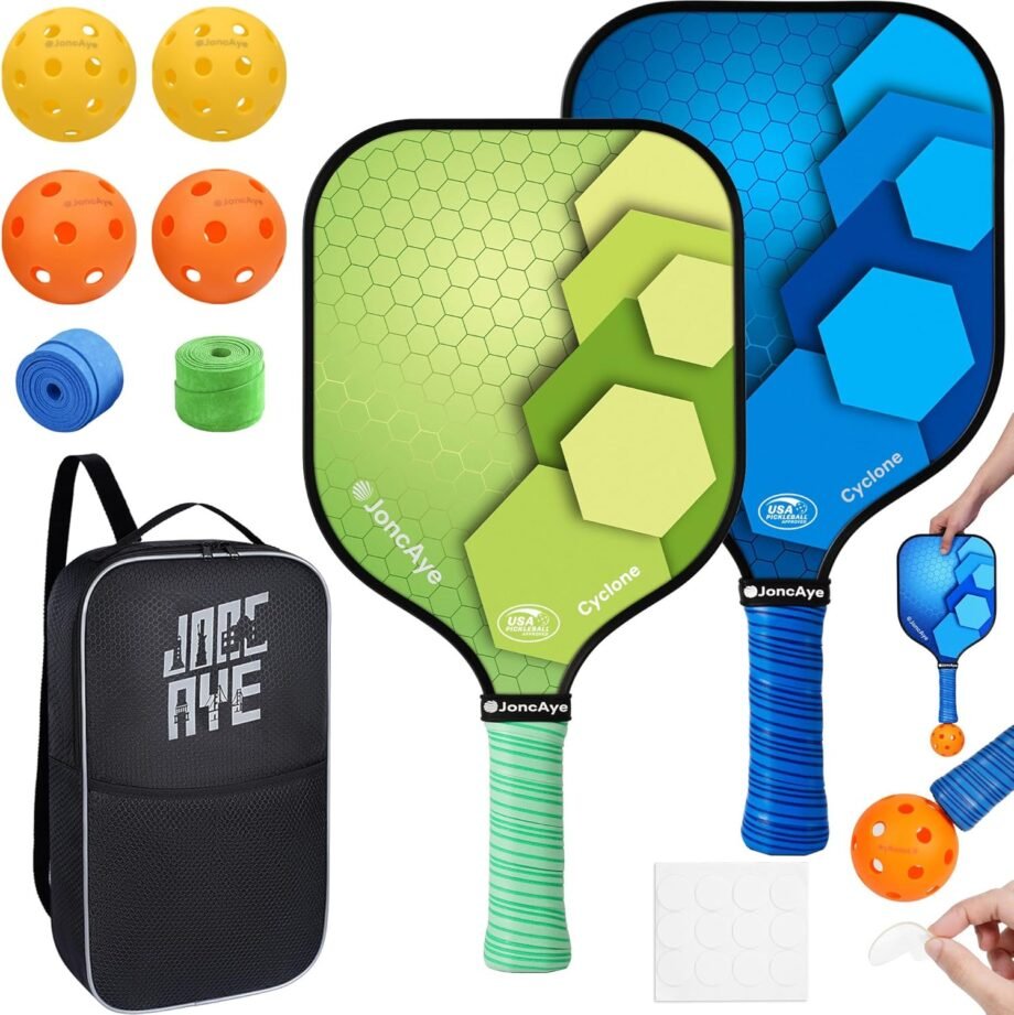 Ace Your Game: A Review of the JoncAye Pickleball Paddles Set!